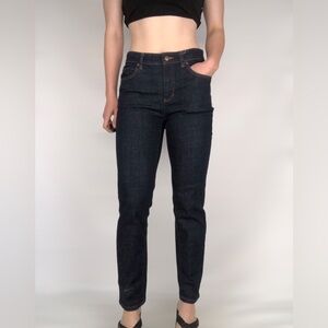 Eileen Fisher Organic Cotton Mid Rise Denim Slim Jean‎